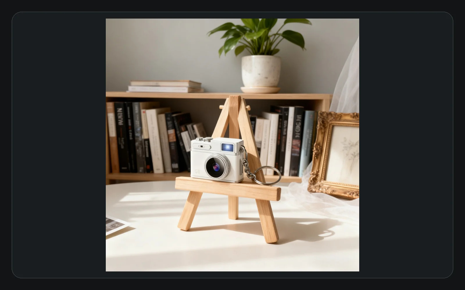 AC-G1 thumb camera in a compact everyday scene